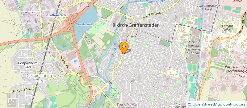 localisation de l'entreprise SCI 239 RTE DE LYON  ILLKIRCH-GRAFFENSTADEN