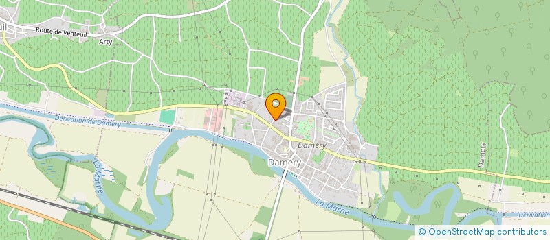 localisation de l'entreprise SCI 24-26  DAMERY