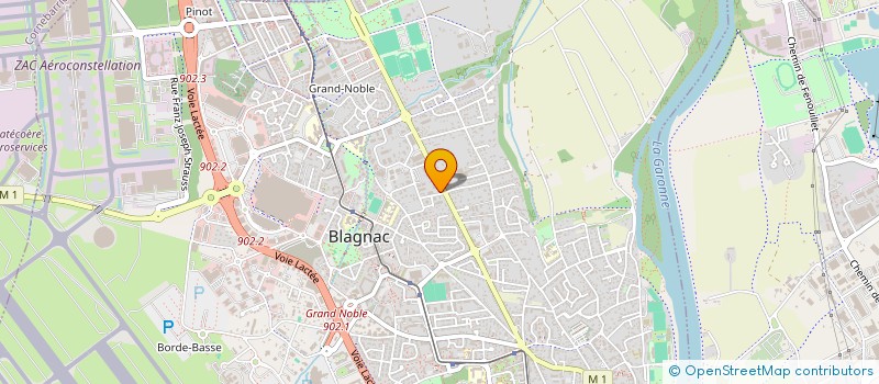 localisation de l'entreprise SCI 24-27  BLAGNAC