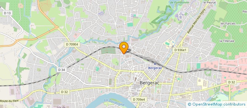 localisation de l'entreprise SCI 24 à BERGERAC