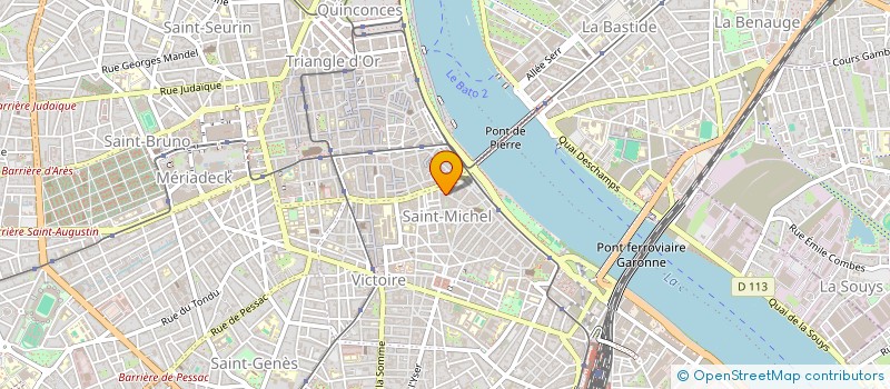 localisation de l'entreprise SCI 24 AM  BORDEAUX