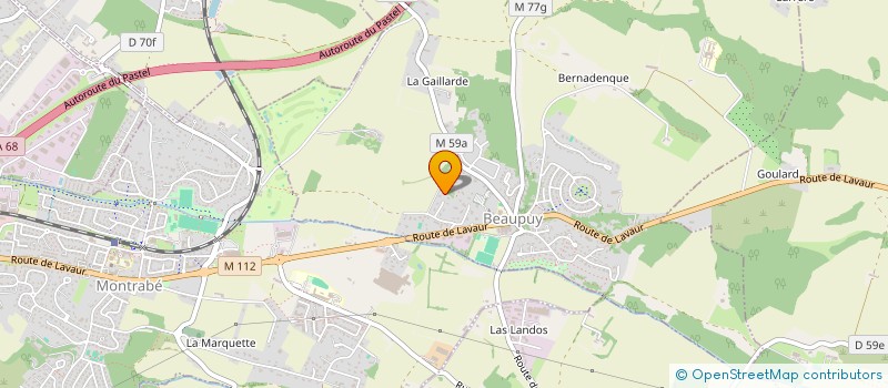 localisation de l'entreprise SCI 24 AVENUE JEAN MONNET  BEAUPUY