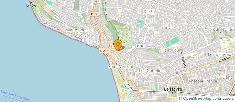 localisation de l'entreprise SCI 24 BOURDALOUE à LE HAVRE