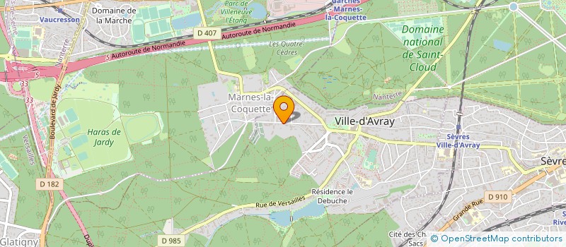 localisation de l'entreprise SCI 24 COTTAGE  VILLE-D'AVRAY