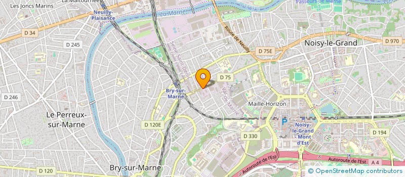 localisation de l'entreprise SCI 24 COURTADE 2 à BRY-SUR-MARNE