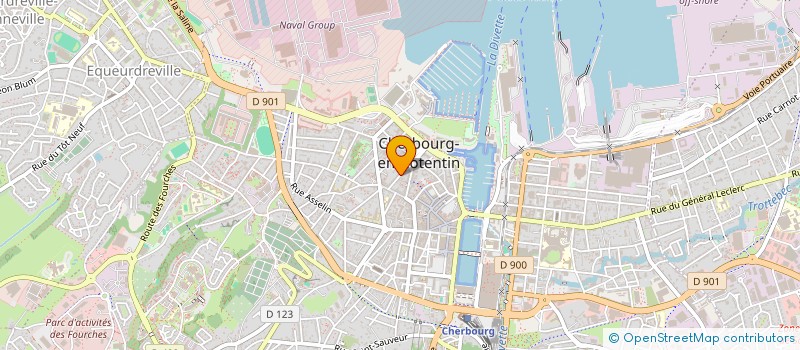 localisation de l'entreprise SCI 24 LA DUCHE à CHERBOURG-EN-COTENTIN