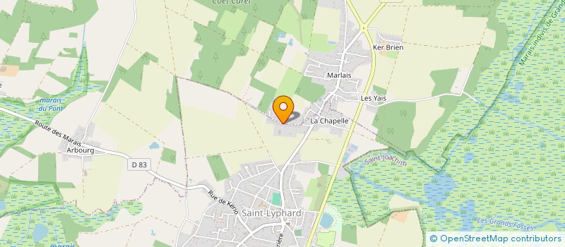 localisation de l'entreprise SCI 24 LES FRESCHES  SAINT-LYPHARD