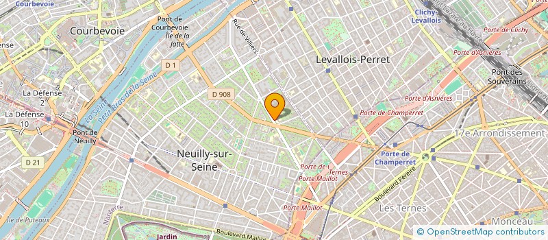 localisation de l'entreprise SCI 24 MERMOZ à NEUILLY-SUR-SEINE