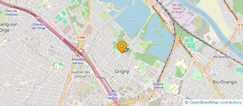 localisation de l'entreprise SCI 24 MOROGUE  GRIGNY