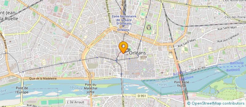 localisation de l'entreprise SCI 24 PLACE DU MARTROI  ORLEANS