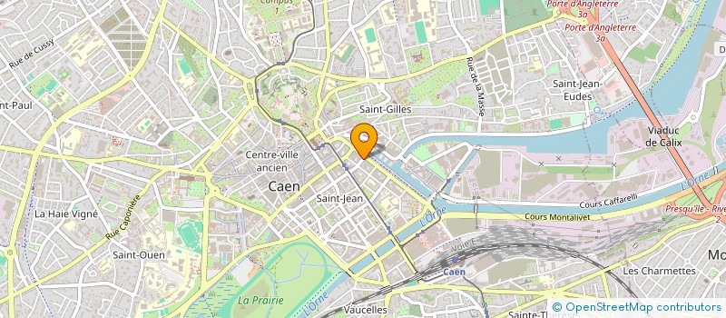 localisation de l'entreprise SCI 24 QUAI VENDEUVRE à CAEN