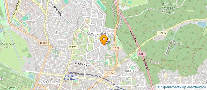 localisation de l'entreprise SCI 24 RTE DE LA MINAUDE à VERSAILLES