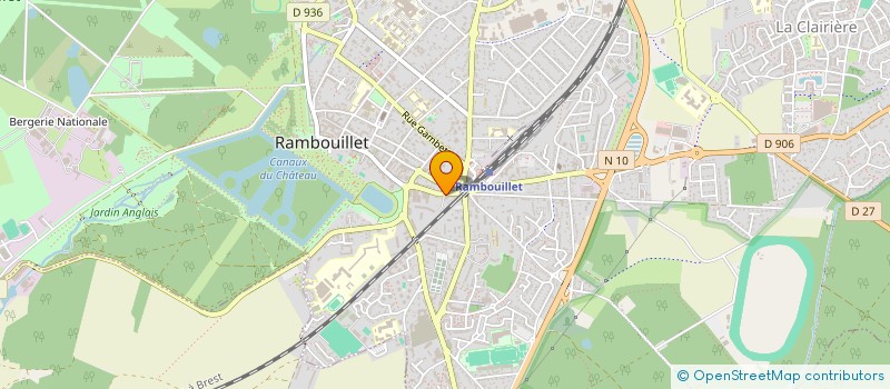 localisation de l'entreprise SCI 24 RUE CHASLES  RAMBOUILLET