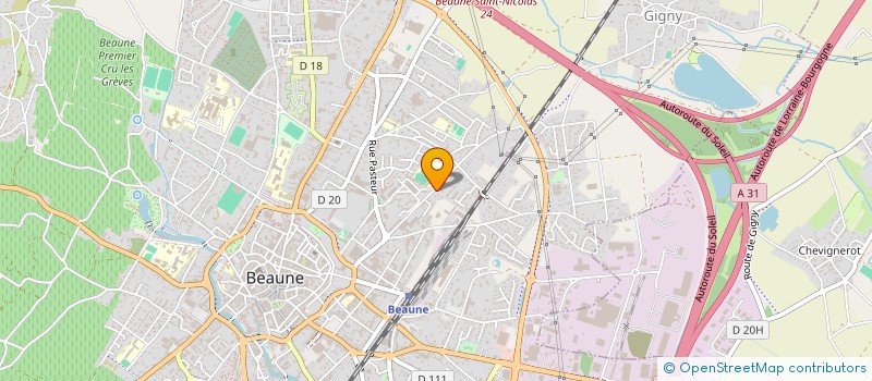 localisation de l'entreprise SCI 24 RUE DU 16 EME CHASSEURS à BEAUNE