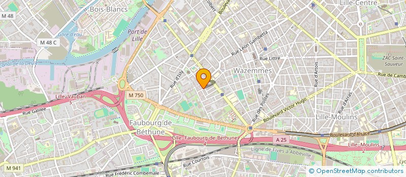 localisation de l'entreprise SCI 24 RUE DUHEM à LILLE