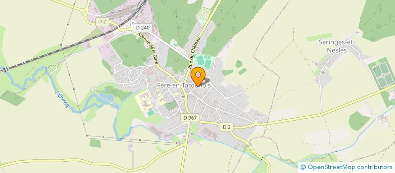 localisation de l'entreprise SCI 24 RUE JEAN JAURES à FERE-EN-TARDENOIS