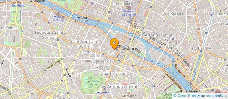 localisation de l'entreprise SCI 24 RUE ST ANDRE DES ARTS  PARIS