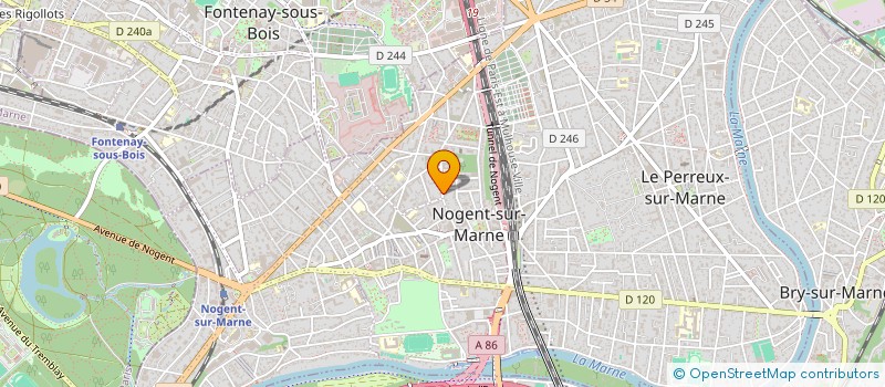 localisation de l'entreprise SCI 24 SAINT PLACIDE  NOGENT-SUR-MARNE