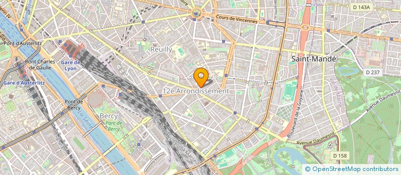 localisation de l'entreprise SCI 240 BIS à PARIS