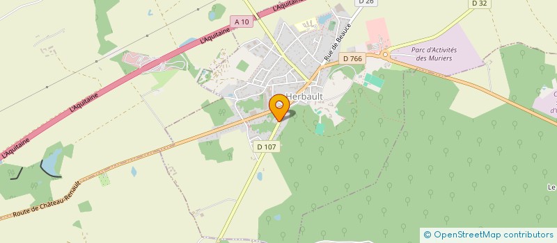 localisation de l'entreprise SCI 2404  HERBAULT