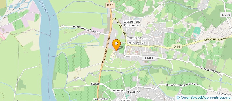 localisation de l'entreprise SCI 2409  CAMBLANES-ET-MEYNAC