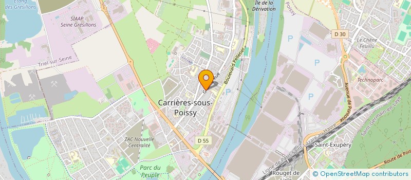 localisation de l'entreprise SCI 241 GRANDE RUE  CARRIERES-SOUS-POISSY