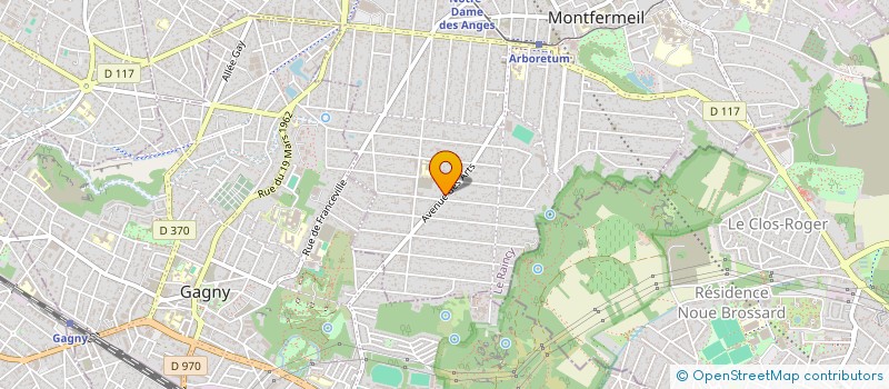 localisation de l'entreprise SCI 242 PERI à MONTFERMEIL