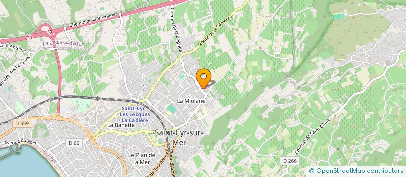 localisation de l'entreprise SCI 242 RUE PARADIS à SAINT-CYR-SUR-MER