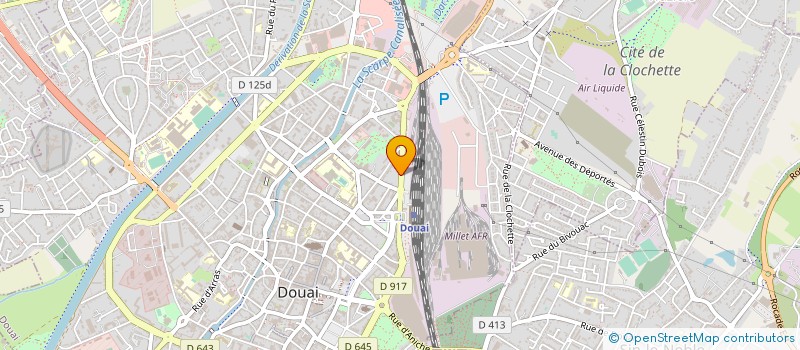 localisation de l'entreprise SCI 243 à DOUAI