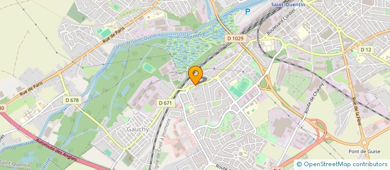 localisation de l'entreprise SCI 24704 à GAUCHY