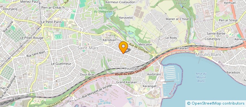 localisation de l'entreprise SCI 249V  BREST