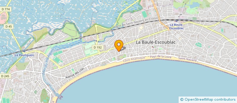 localisation de l'entreprise SCI 25-27  LA BAULE-ESCOUBLAC