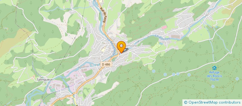 localisation de l'entreprise SCI 25 88  CORNIMONT