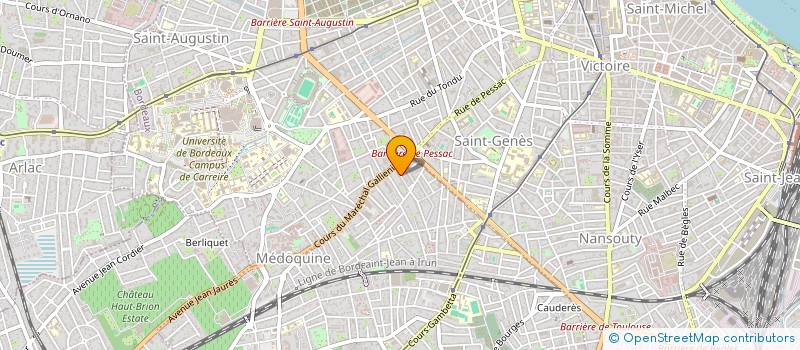 localisation de l'entreprise SCI 25 AVENUE DE LA LIBERATION  TALENCE