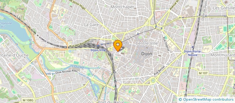 localisation de l'entreprise SCI 25 BOULEVARD DE BROSSES à DIJON