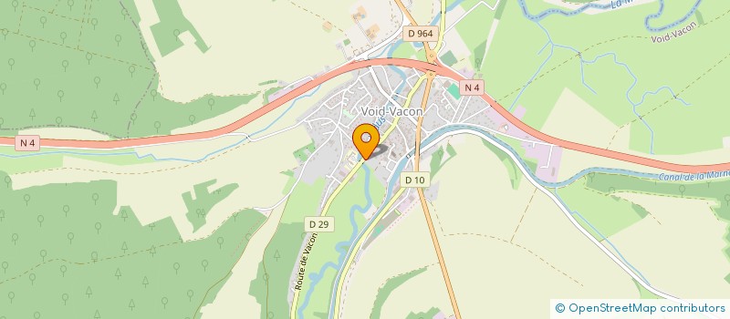 localisation de l'entreprise SCI 25 DES CARMES à VOID-VACON