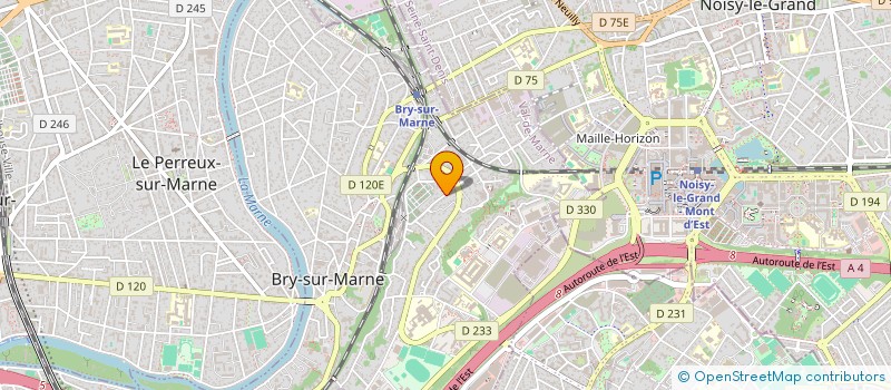 localisation de l'entreprise SCI 25 GR RUE BRY SUR MARNE  BRY-SUR-MARNE