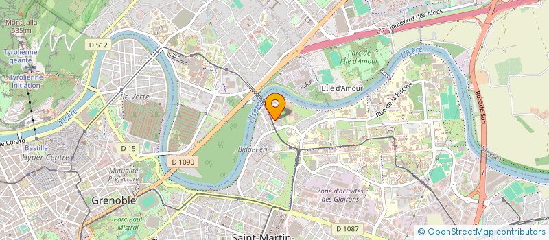 localisation de l'entreprise SCI 25 JANVIER  SAINT-MARTIN-D'HERES