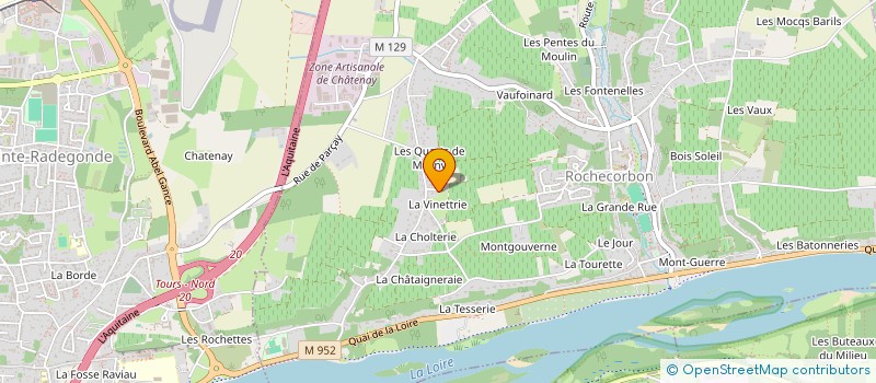 localisation de l'entreprise SCI 25 PADERBORN à ROCHECORBON