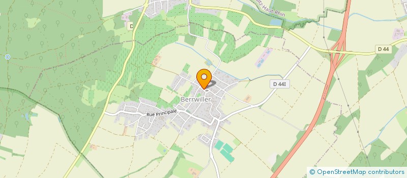 localisation de l'entreprise SCI 25 RUE D'OR  BERRWILLER
