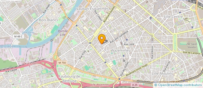 localisation de l'entreprise SCI 25 RUE DESCHODT à LILLE