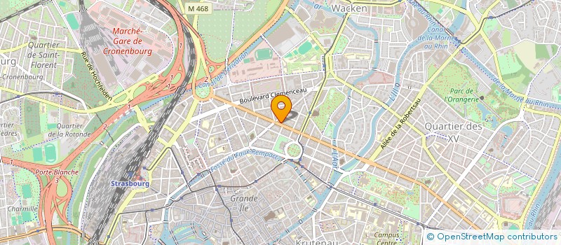 localisation de l'entreprise SCI 25 RUE DU FAUBOURG DE PIERRE  STRASBOURG