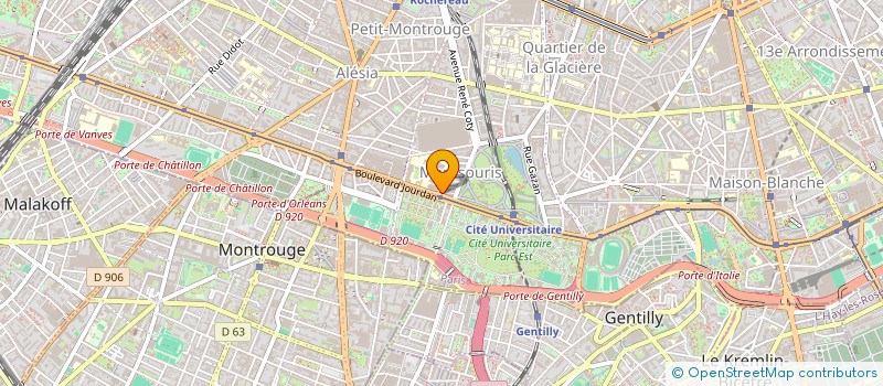 localisation de l'entreprise SCI 25 RUE EUGENE BLOUIN  PARIS