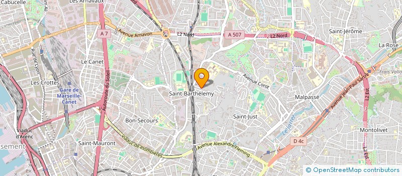 localisation de l'entreprise SCI 25 RUE NEUVE SAINTE CATHERINE à MARSEILLE