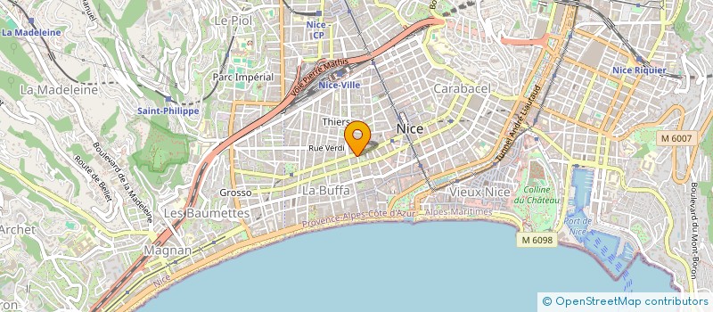 localisation de l'entreprise SCI 25 VICTOR HUGO  NICE