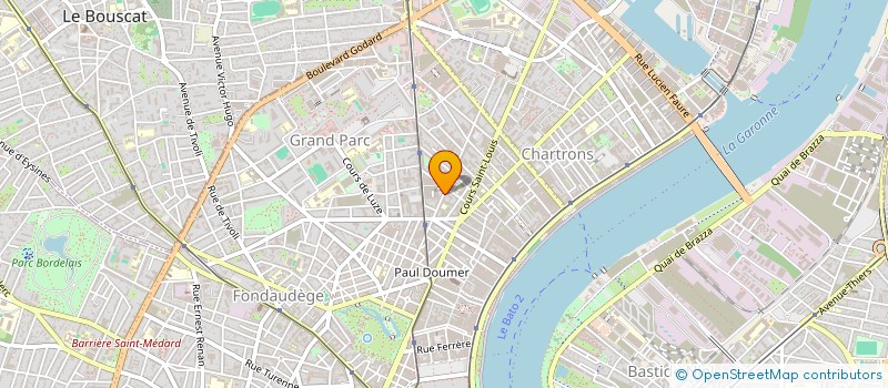 localisation de l'entreprise SCI 251 RUE DU JARDIN PUBLIC  BORDEAUX