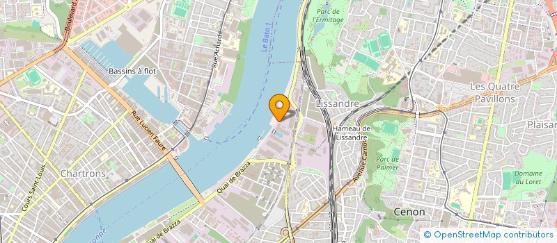 localisation de l'entreprise SCI 252 D'ORNANO à BORDEAUX