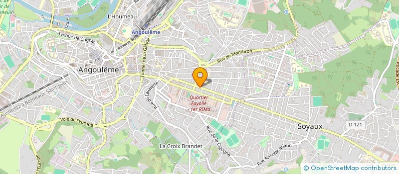 localisation de l'entreprise SCI 252 RUE DE PERIGUEUX à ANGOULEME