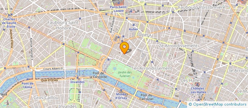 localisation de l'entreprise SCI 255/257 SAINT-HONORE  PARIS