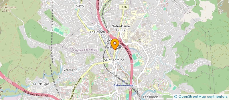 localisation de l'entreprise SCI 259 AVENUE DE SAINT ANTOINE à MARSEILLE